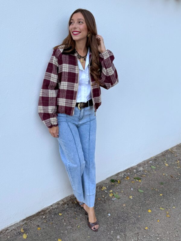 Bomber Australian Burdeos - Imagen 5