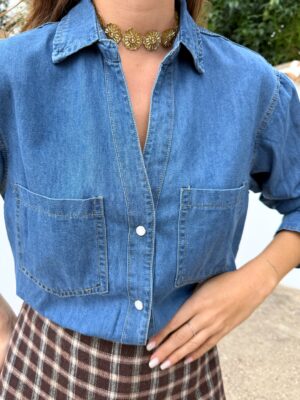 Camisa Vaquera Azul