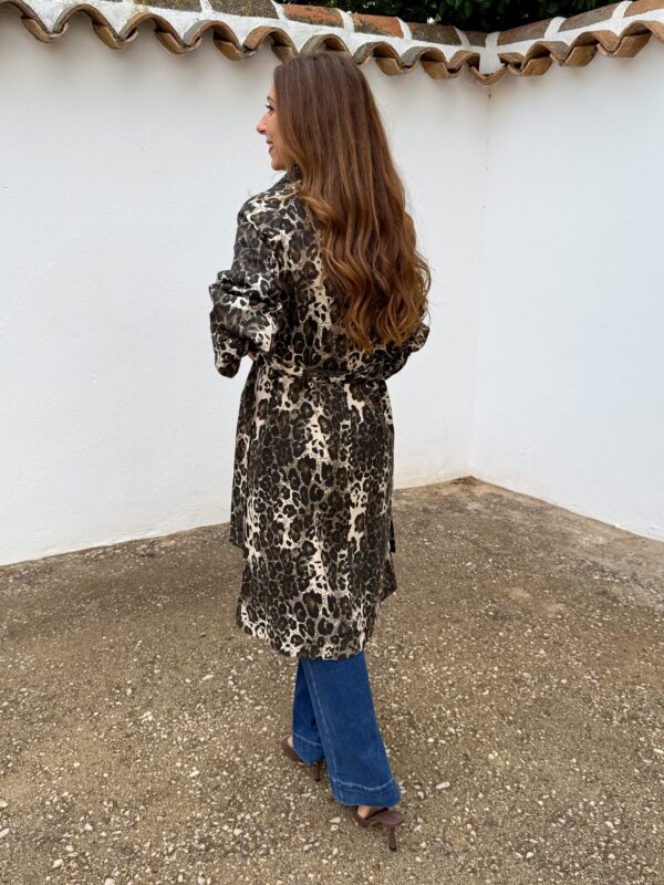Gabardina Larga Leopardo - Imagen 3