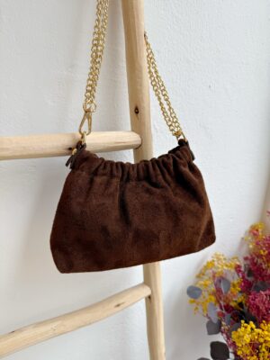 Bolso Serraje Basic Choco