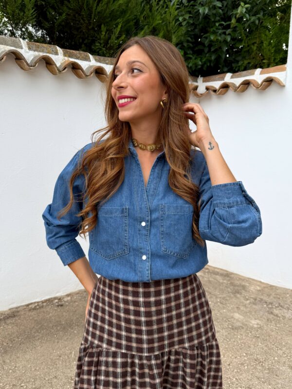Camisa Vaquera Azul - Imagen 2