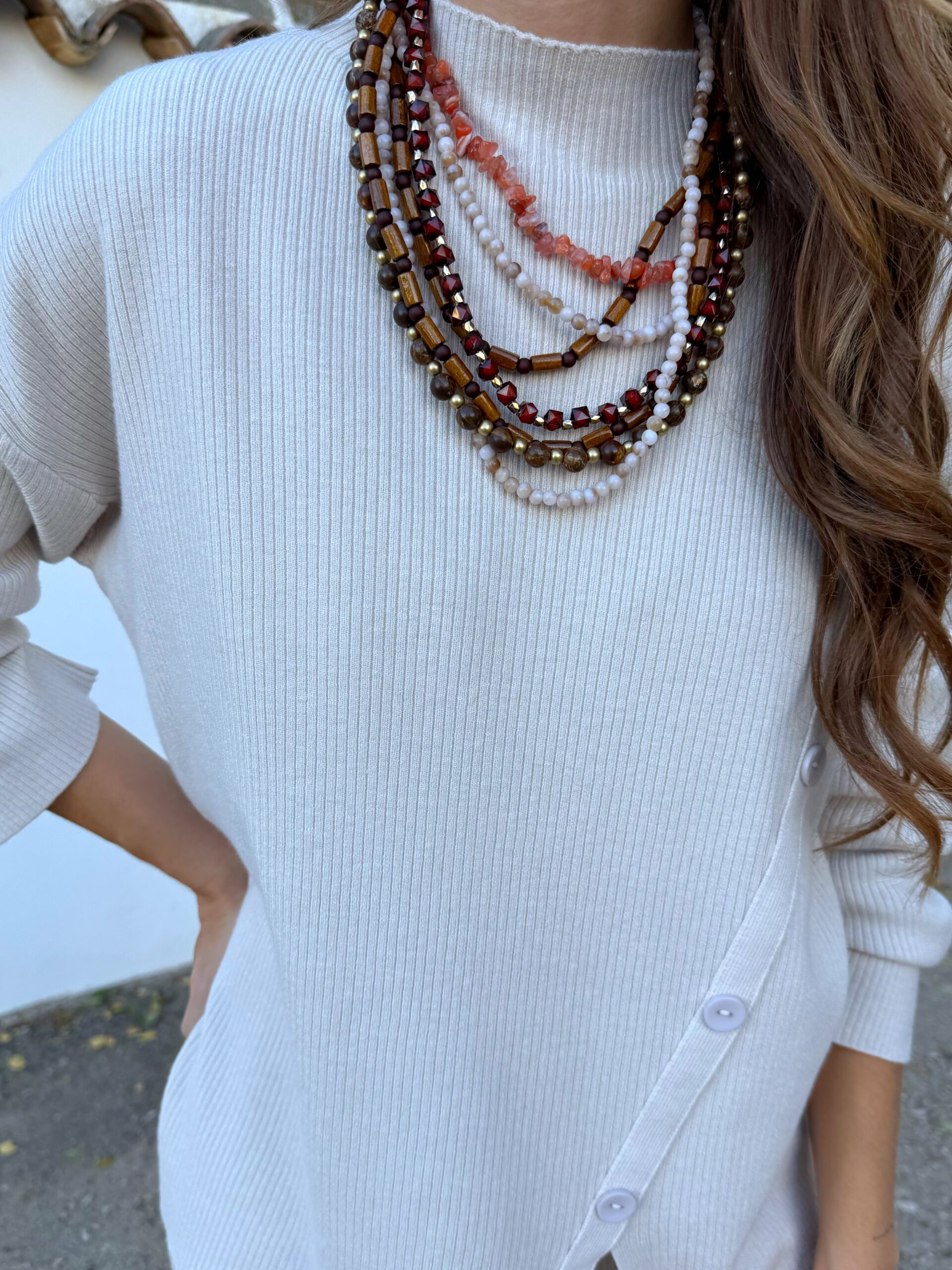 Conjunto Punto Olivia Beige - Imagen 6