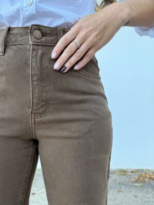 Pantalón Vaquero Camel Wide Leg - S