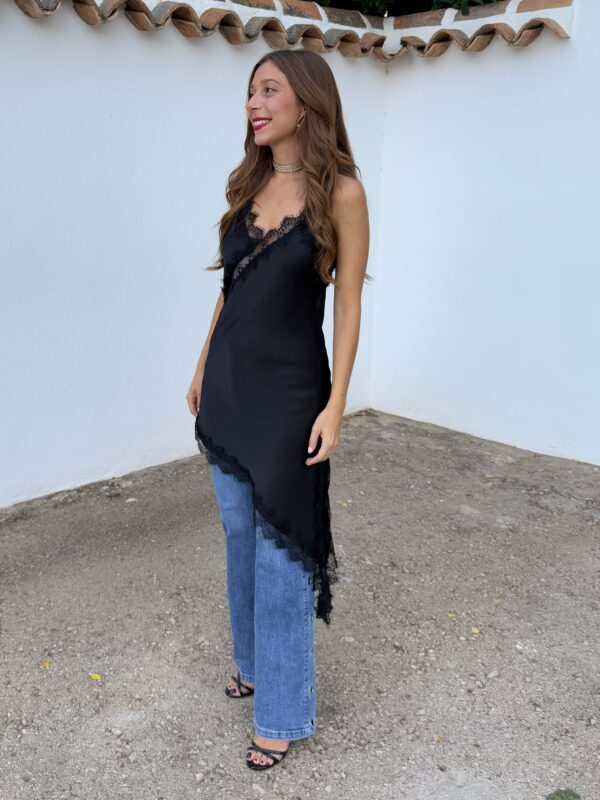 Vestido Lencero Negro