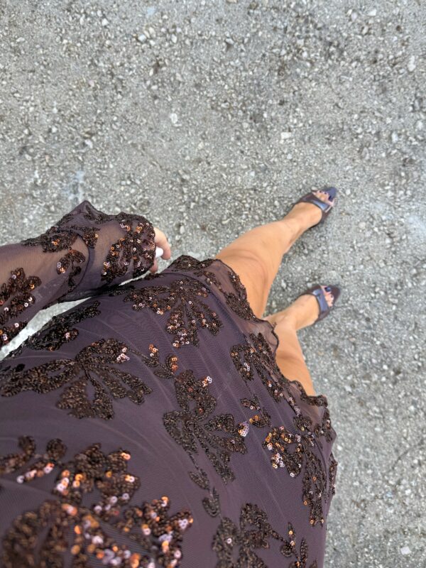 Vestido Patricia Chocolate - Imagen 7