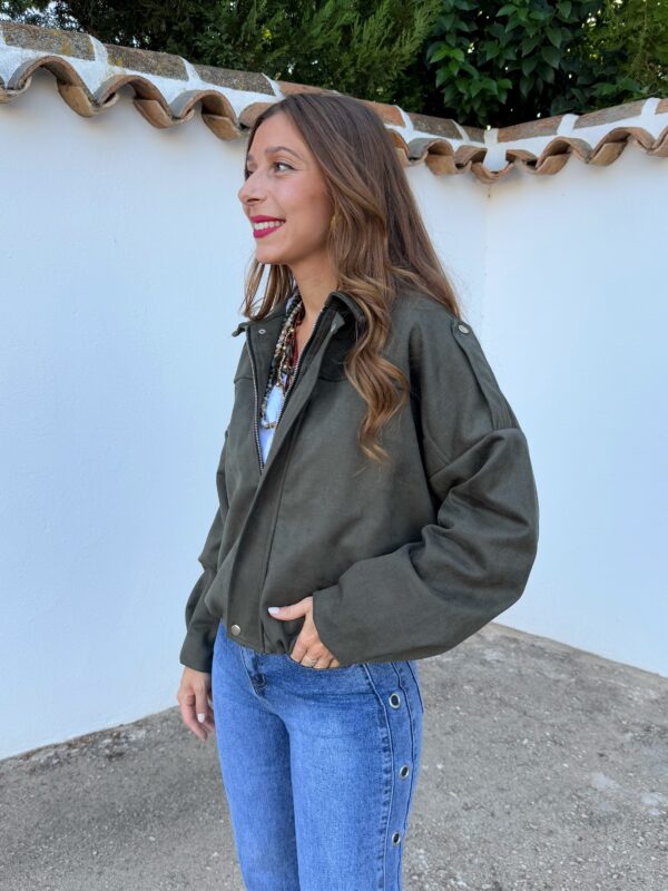 Bomber Antelina Verde - Imagen 4