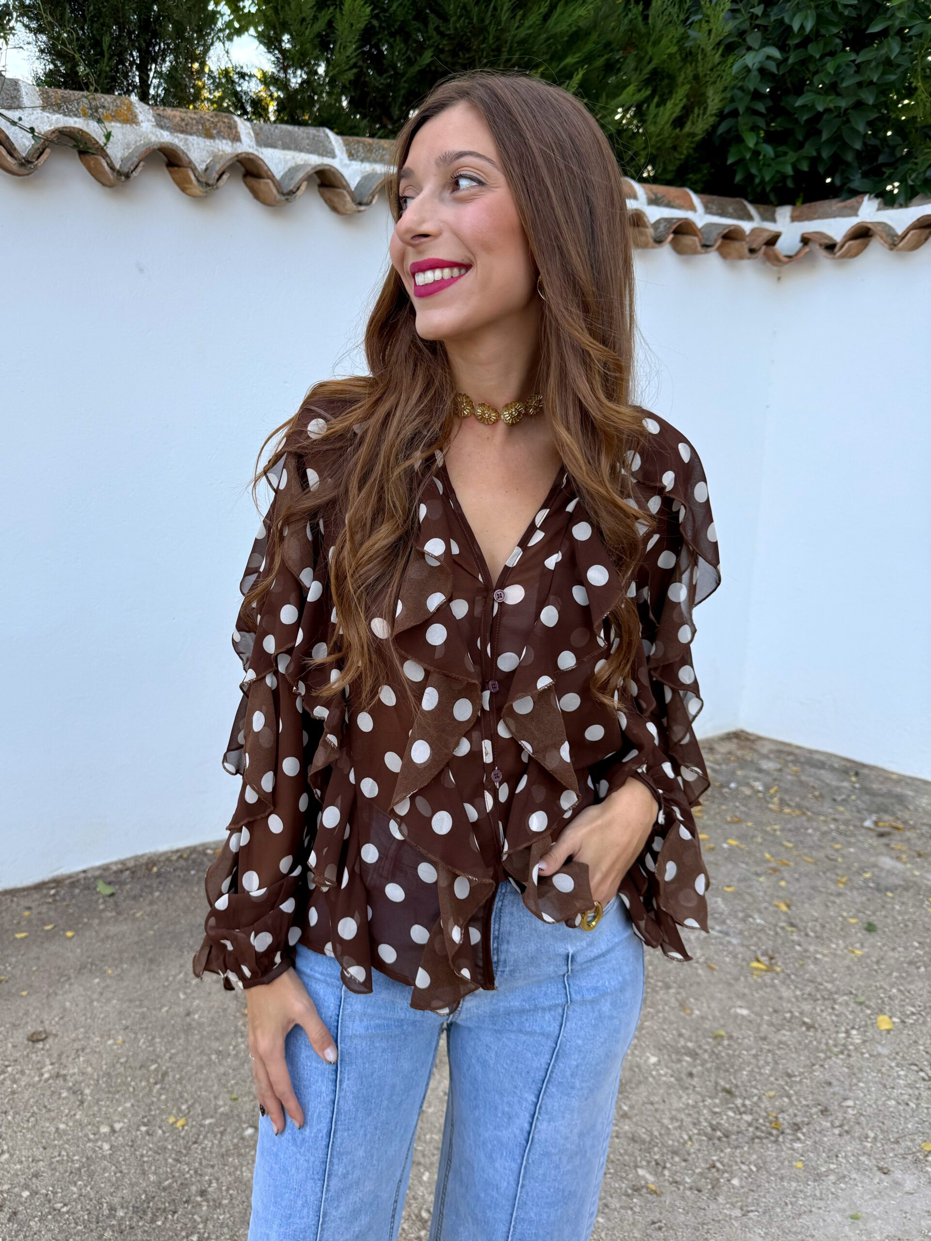 Blusa Macarena Marrón - Imagen 5