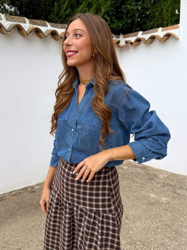 Camisa Vaquera Azul - Imagen 3