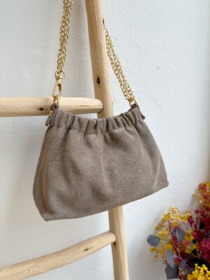 Bolso Serraje Basic Taupe