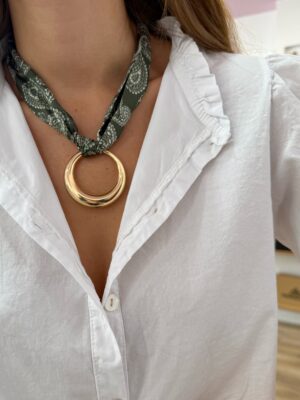Collar Paisley Verde
