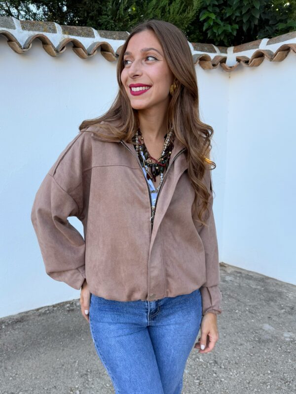 Bomber Antelina Camel - Imagen 4