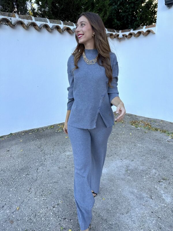 Conjunto Punto Olivia Gris - Imagen 5