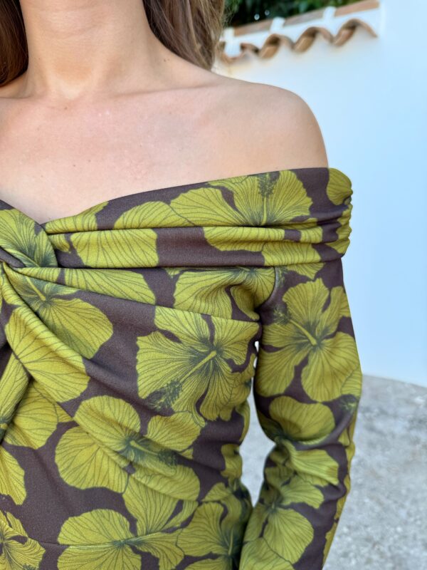 Vestido Claudia Pistacho - Imagen 2