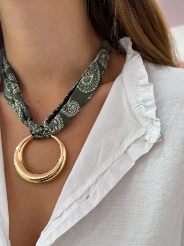 Collar Paisley Verde - Imagen 2
