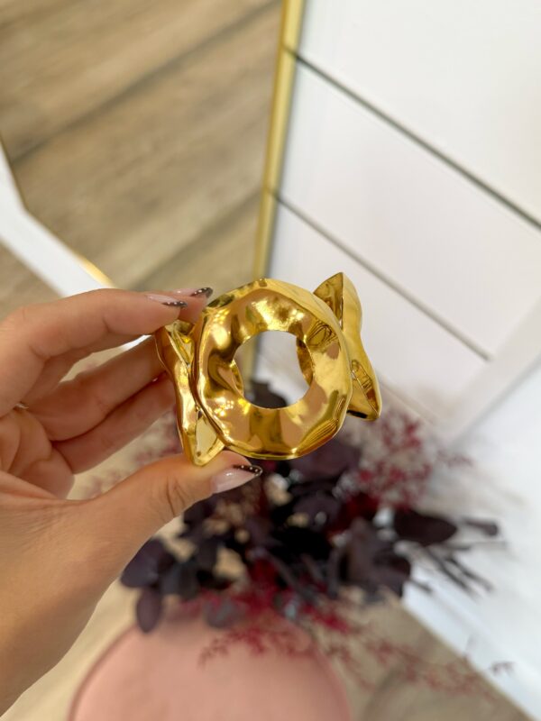 Brazalete Dorado Círculos - Imagen 2