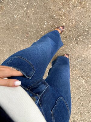 Pantalón Vaquero Azul Recto