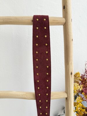 Fajín Serraje Tachas Burdeos