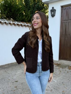 Chaqueta Micropana Marrón