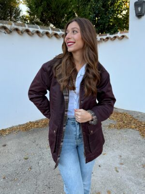Parka Encerada Burdeos