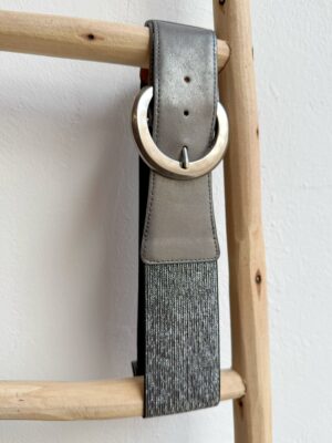 Cinturón Plateado Brillito