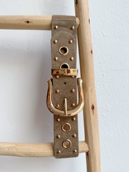 Cinturón Tachas Camel