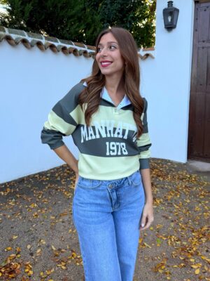 Camiseta Polo Manhattan Verde