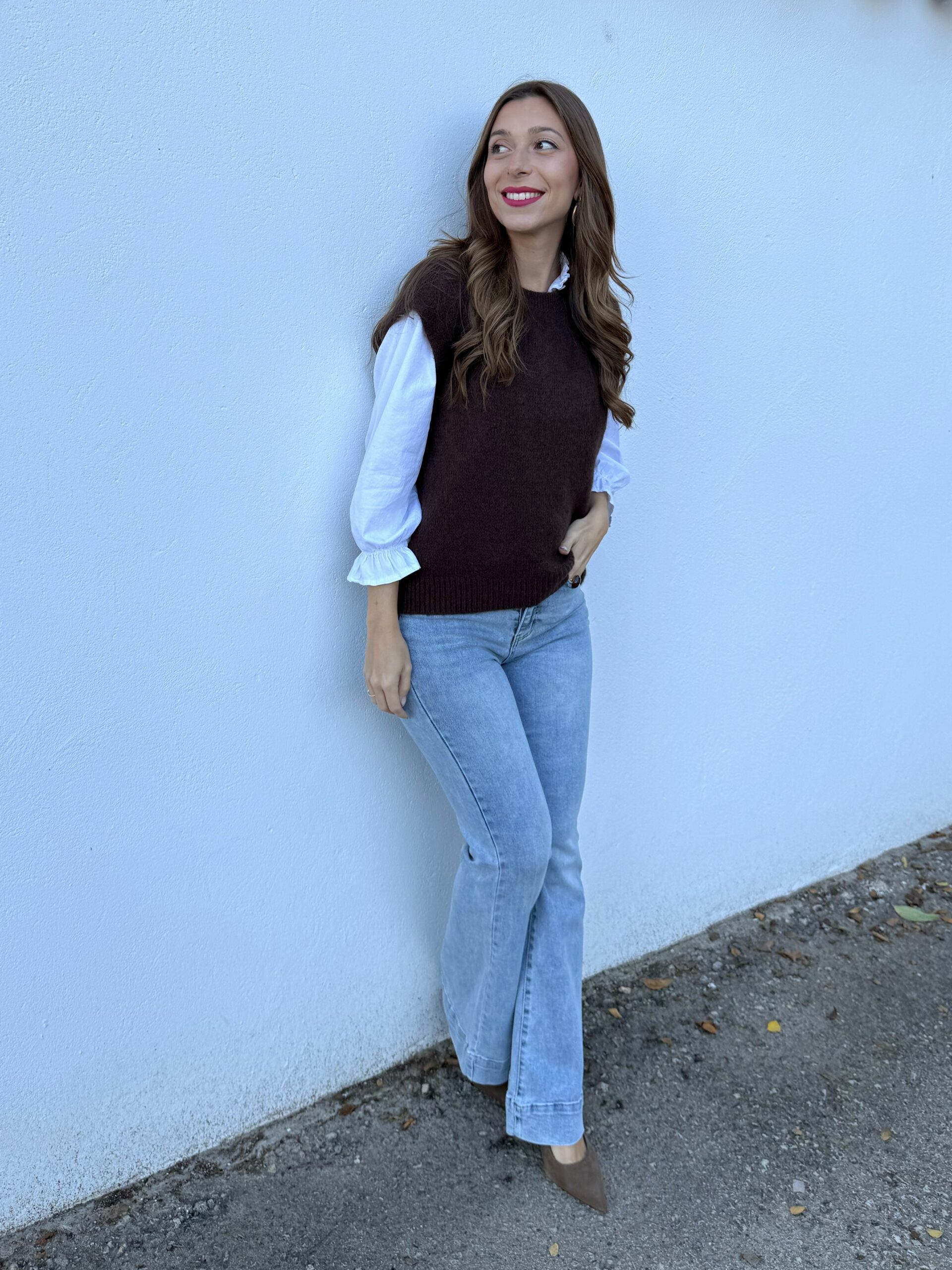 Chaleco Punto Marrón - Imagen 6