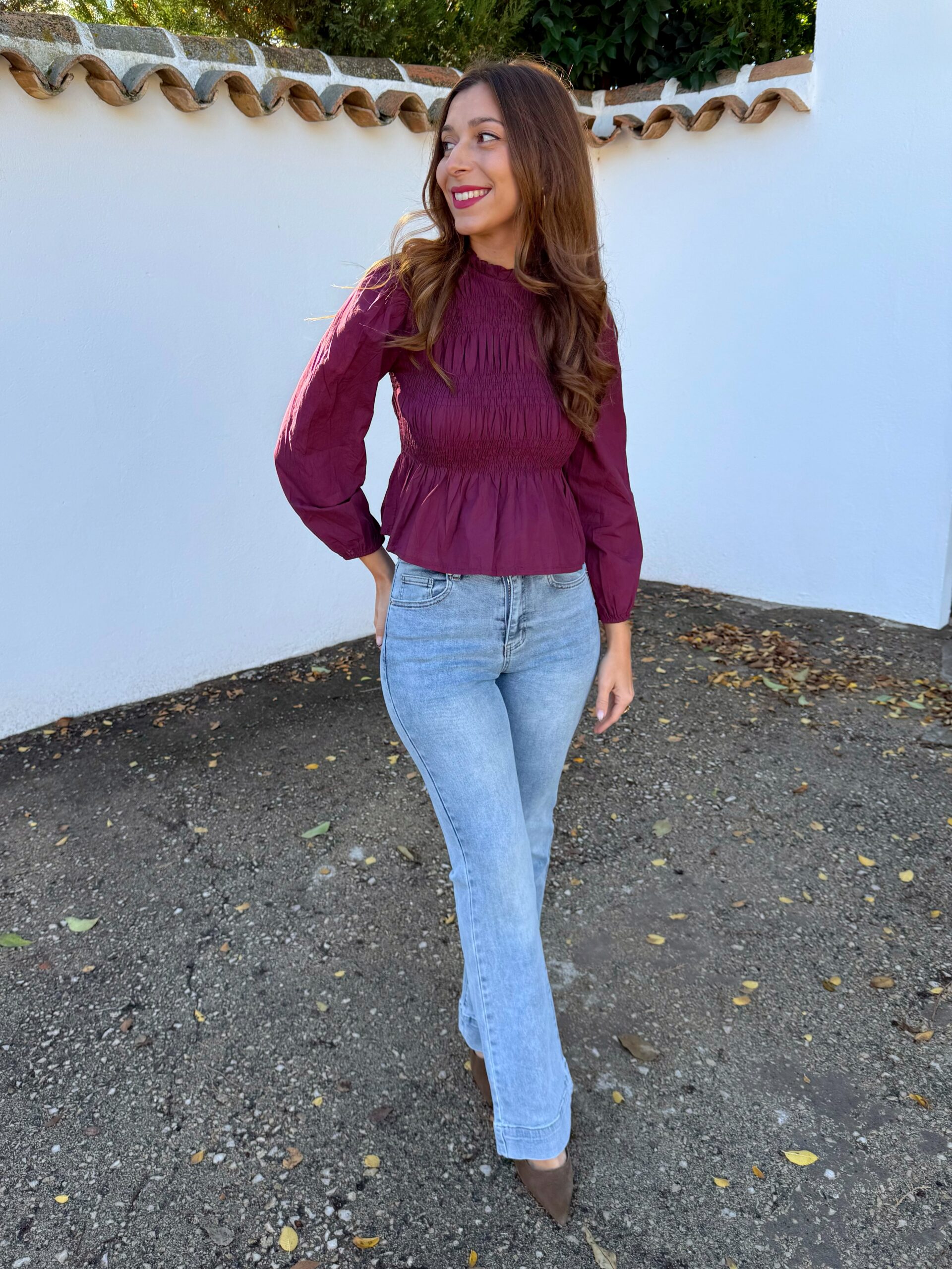 Pantalón Vaquero Claro Campana - Imagen 4