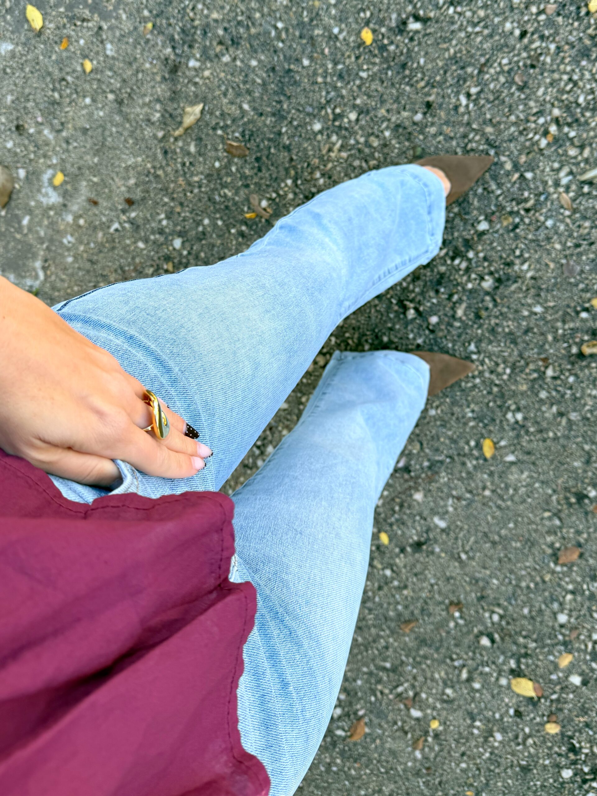 Pantalón Vaquero Claro Campana - Imagen 3