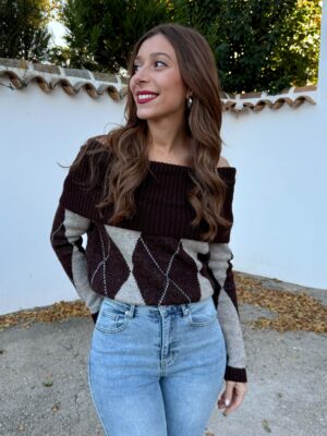 Jersey Rombos Chocolate