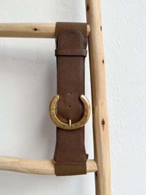 Cinturón Elástico Básico Camel