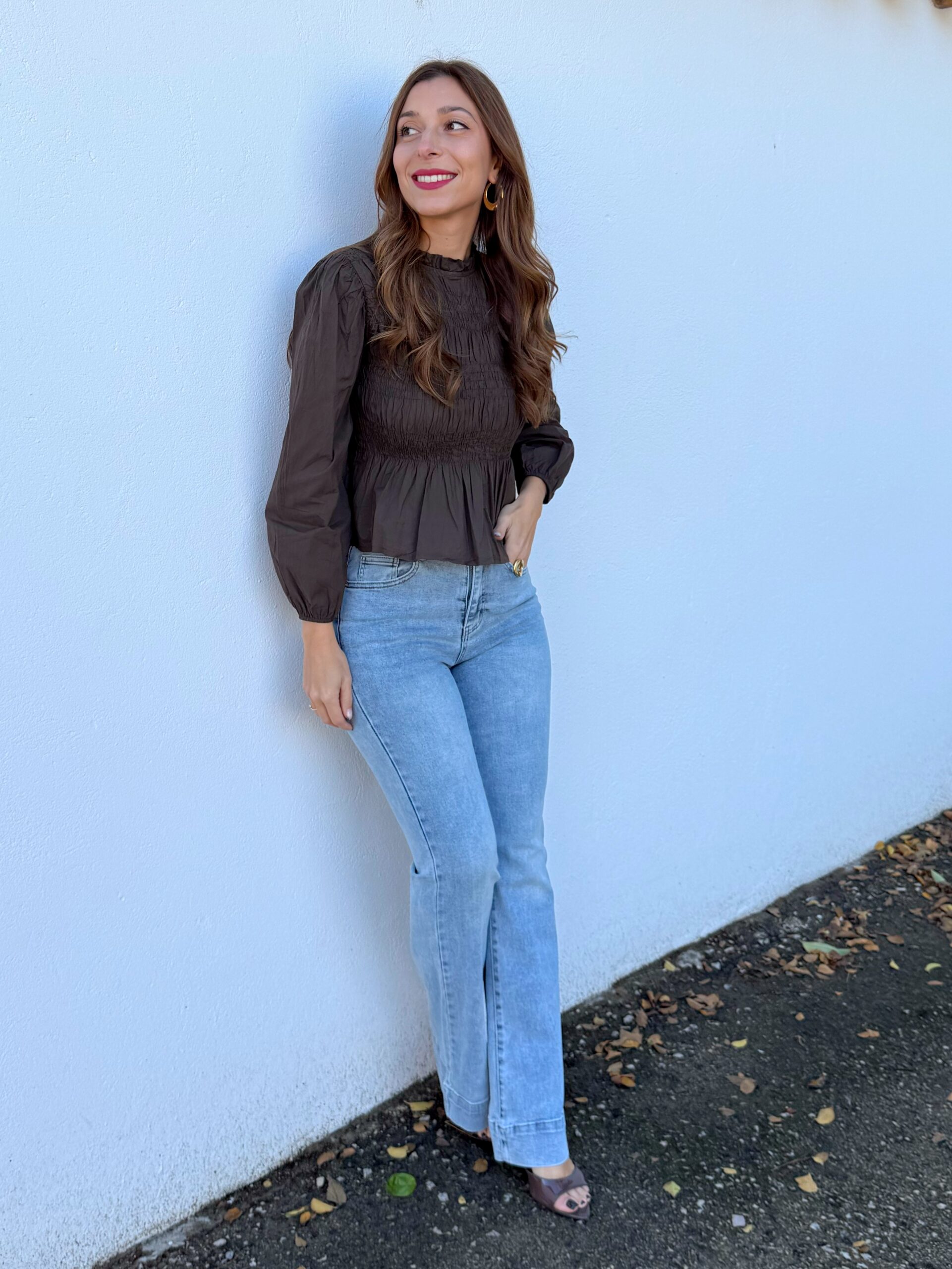 Blusa Daniela Marrón - Imagen 3