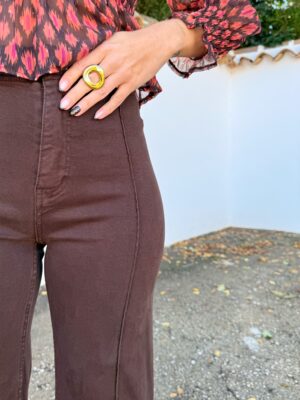 Pantalón Vaquero Chocolate