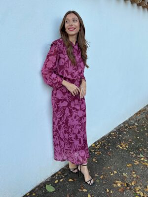 Vestido Magnolia Rosa