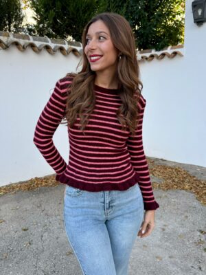 Jersey Rayas Ximena Rosa