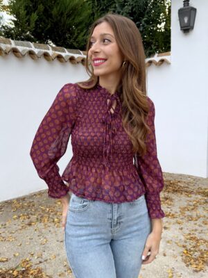 Blusa Provenza Buganvilla