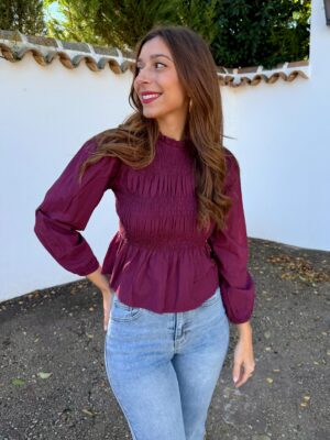 Blusa Daniela Buganvilla - Talla única