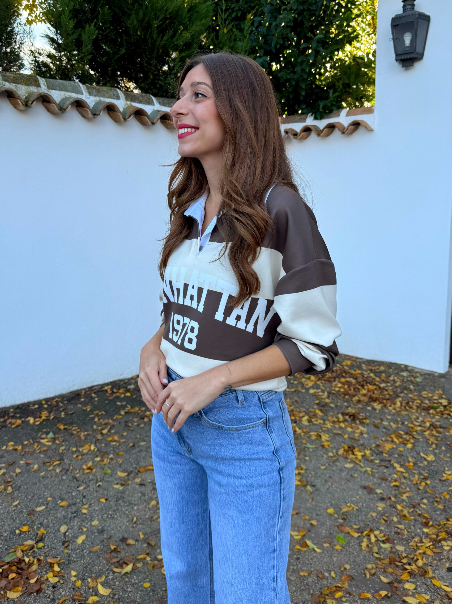 Camiseta Polo Manhattan Vainilla - Imagen 3