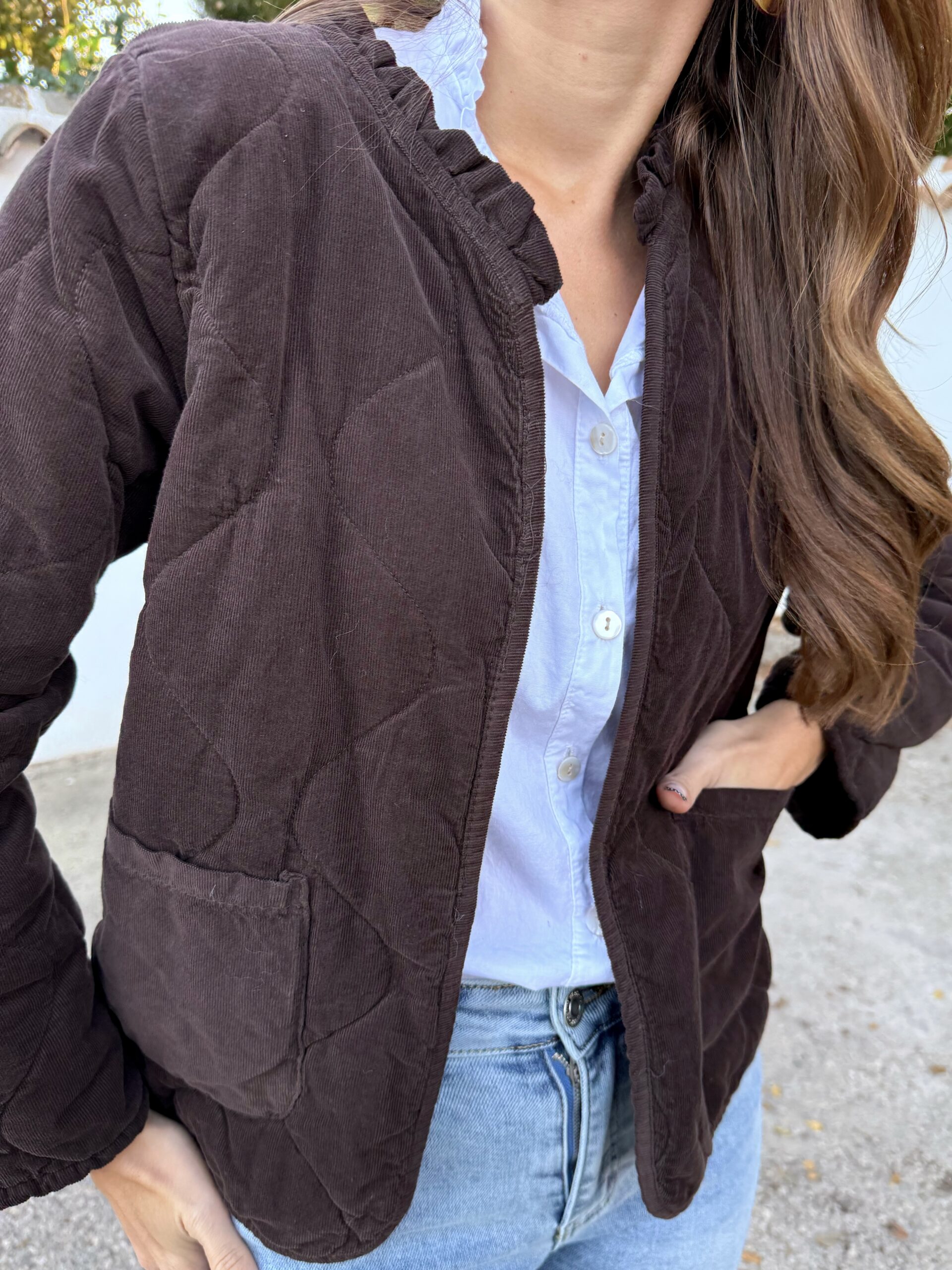 Chaqueta Micropana Marrón - Imagen 3