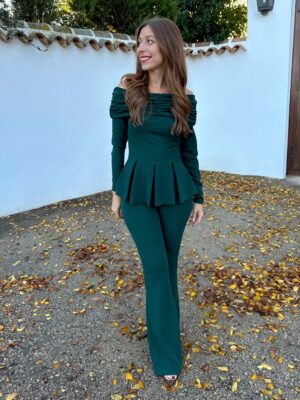 Conjunto Suite Verde Botella