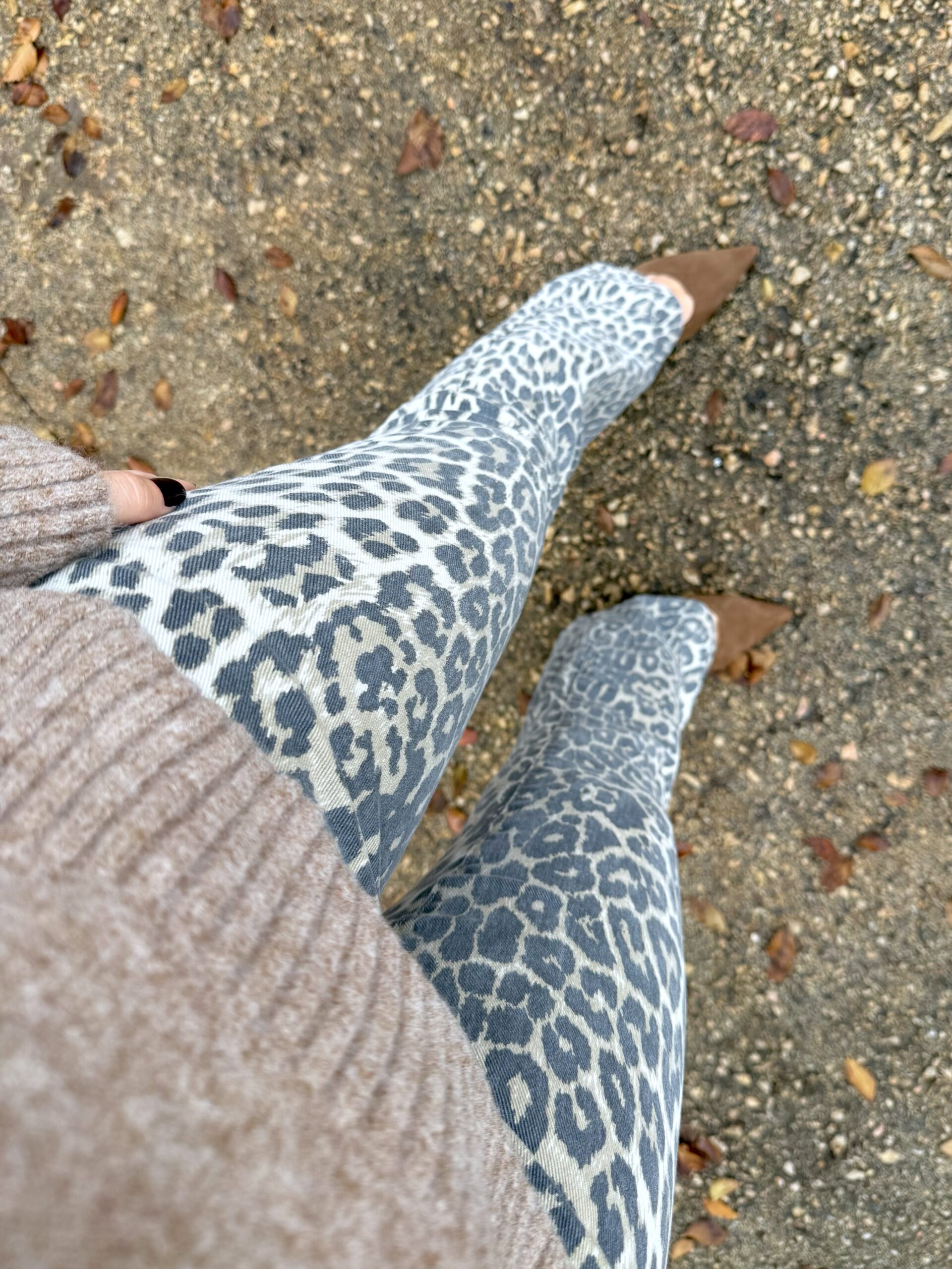 Pantalón Vaquero Leopardo Campana - Imagen 2