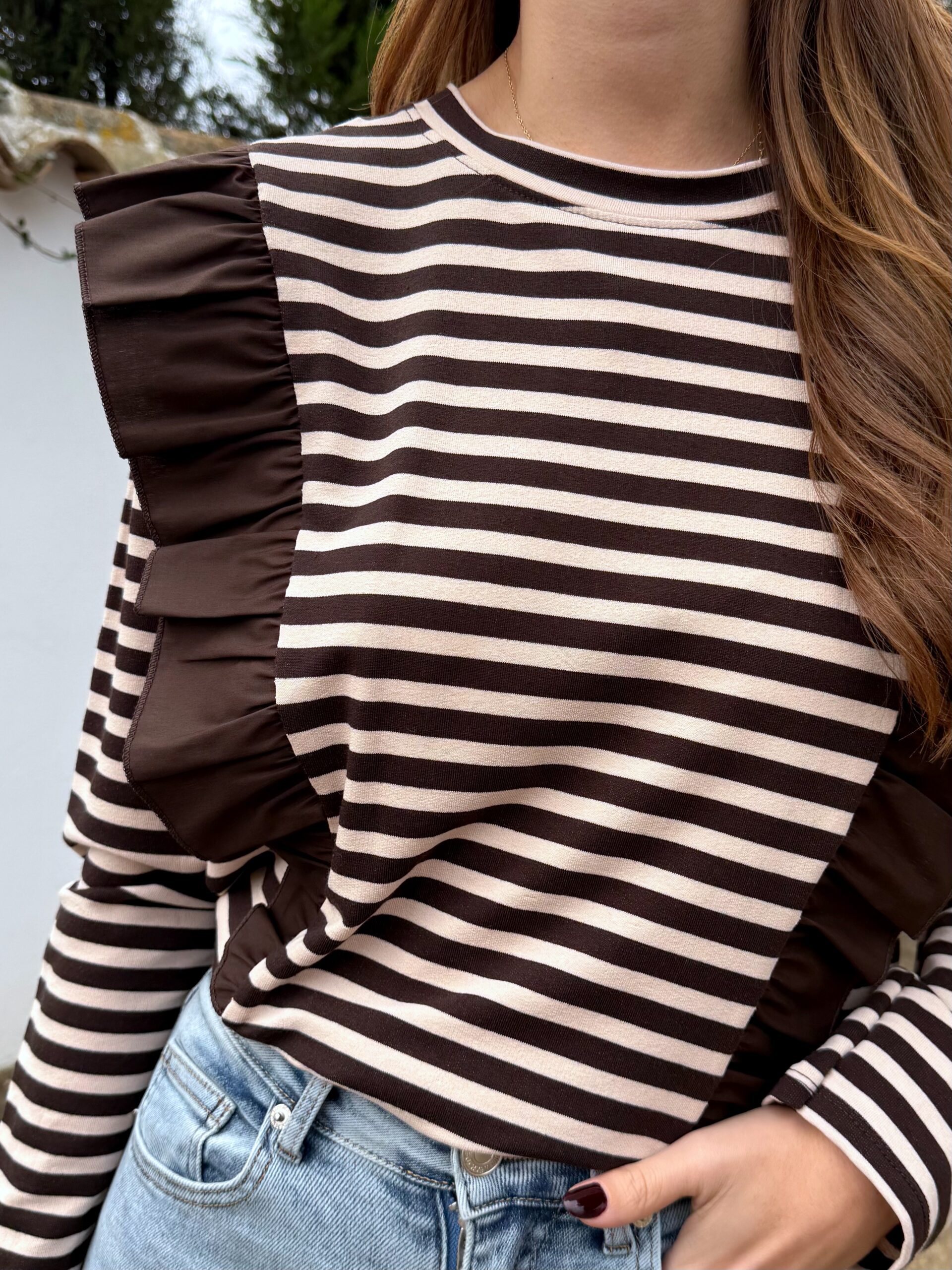 Camiseta Aroa Beige - Imagen 2