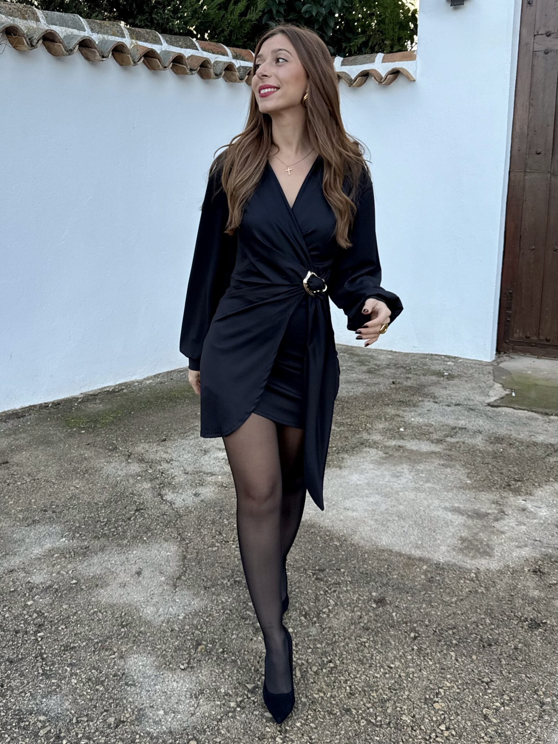 Vestido Evelyn Negro - Imagen 5