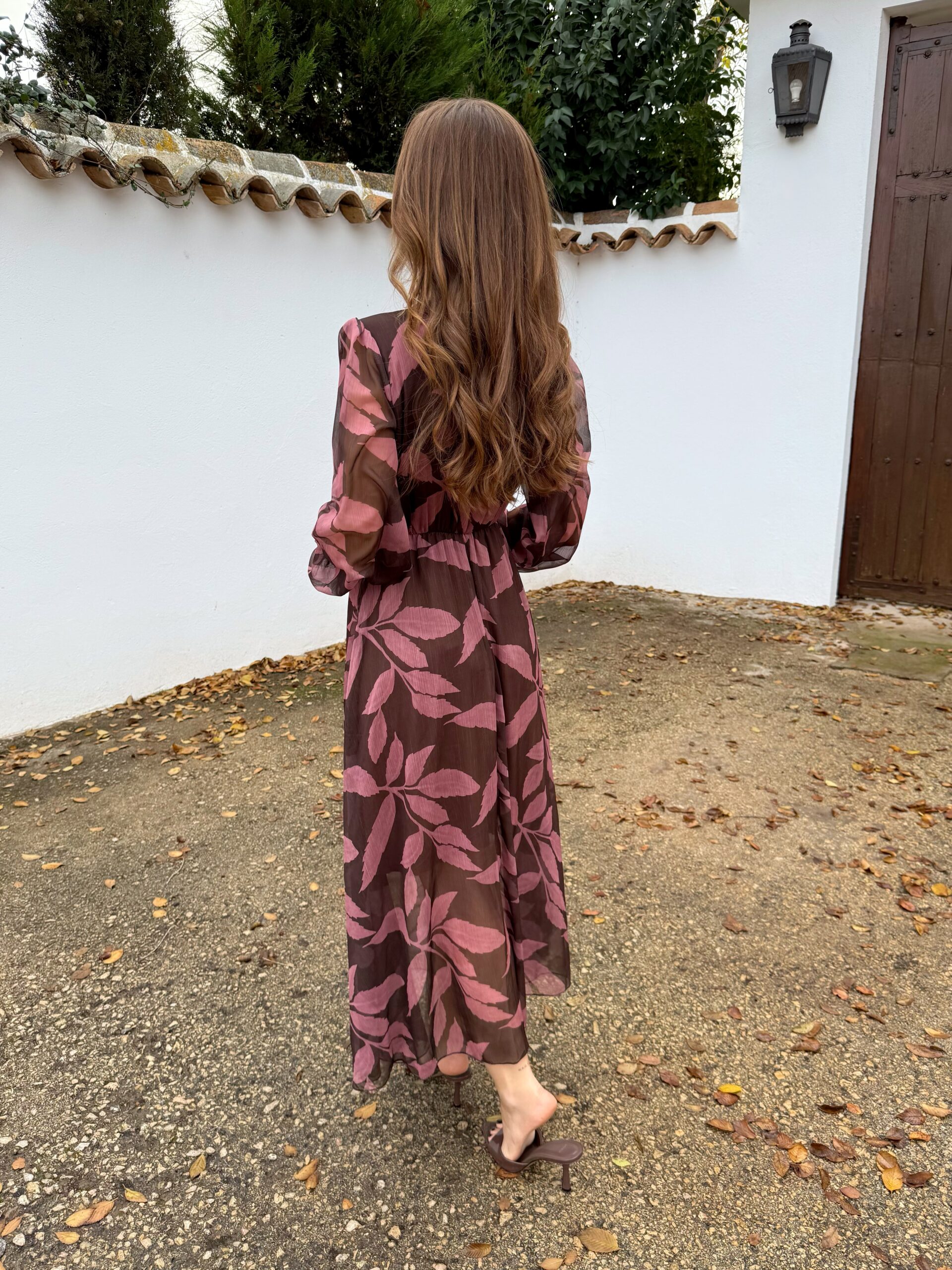 Vestido Carlota Chocolate - Imagen 5