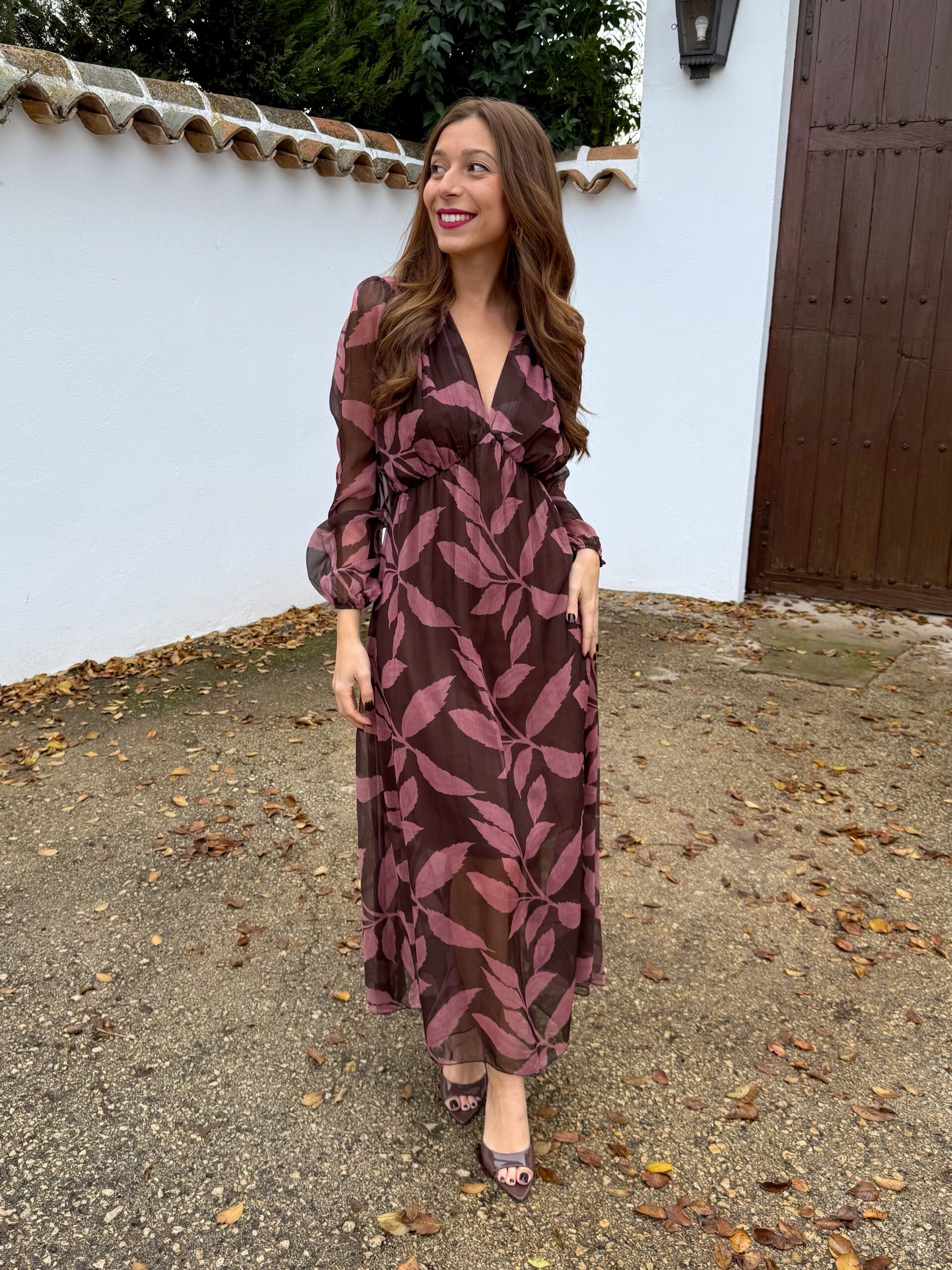 Vestido Carlota Chocolate - Imagen 3