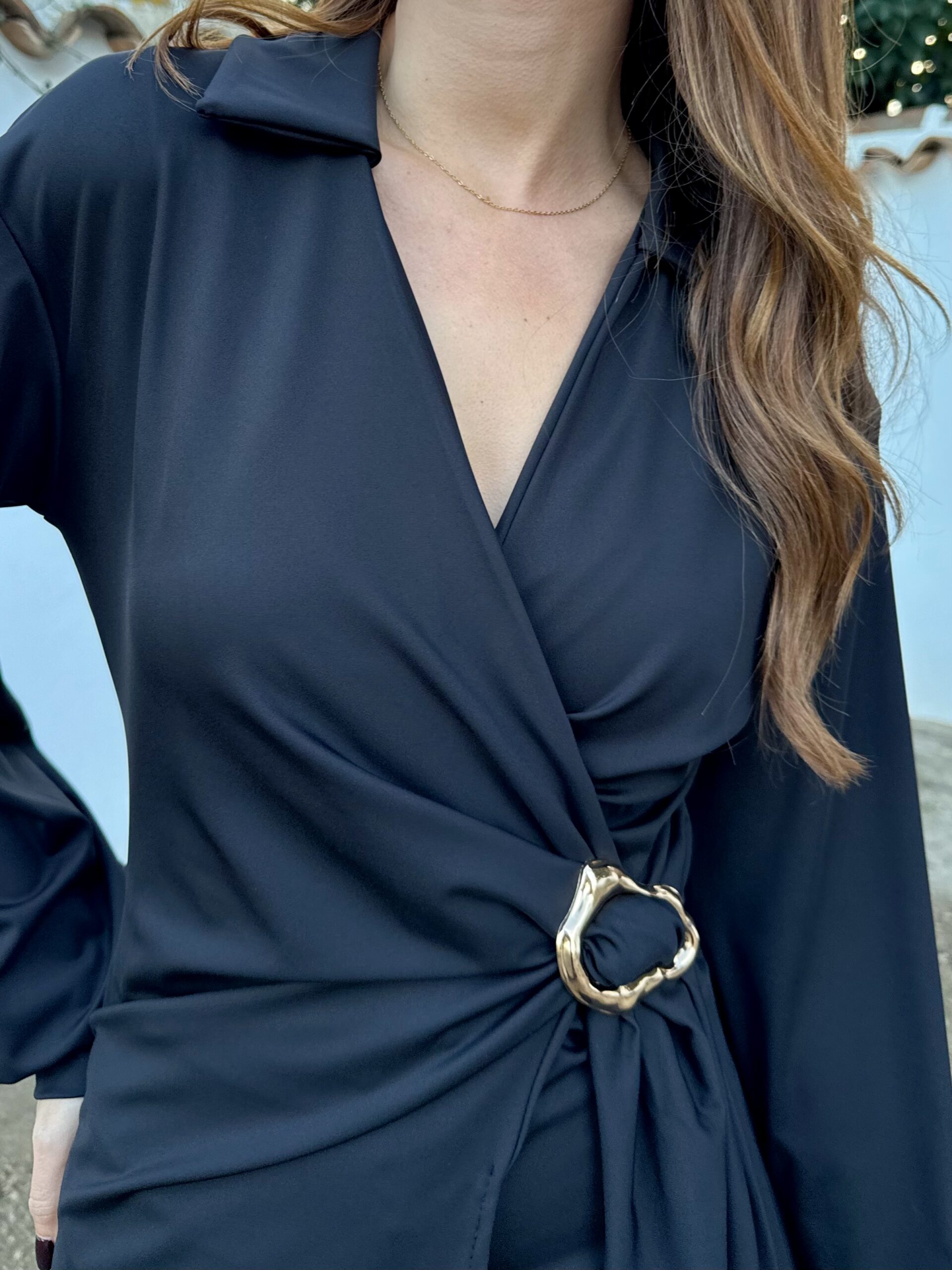 Vestido Evelyn Negro - Imagen 2