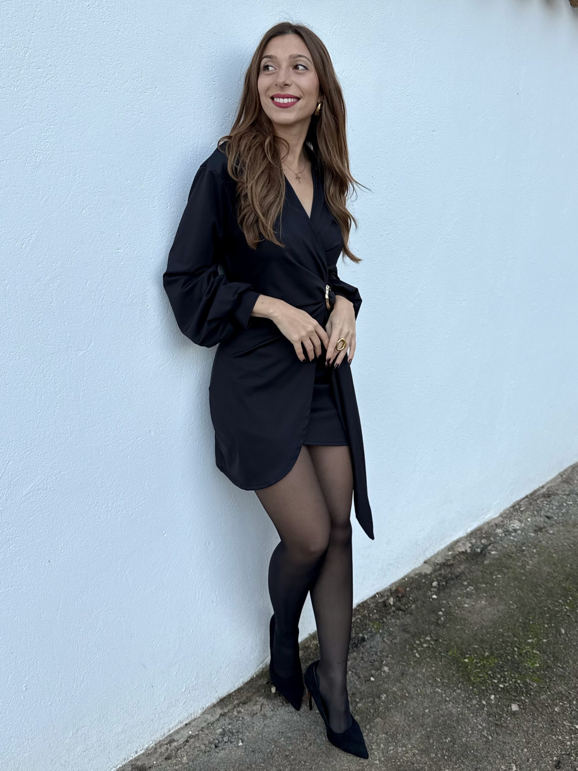 Vestido Evelyn Negro - Imagen 3