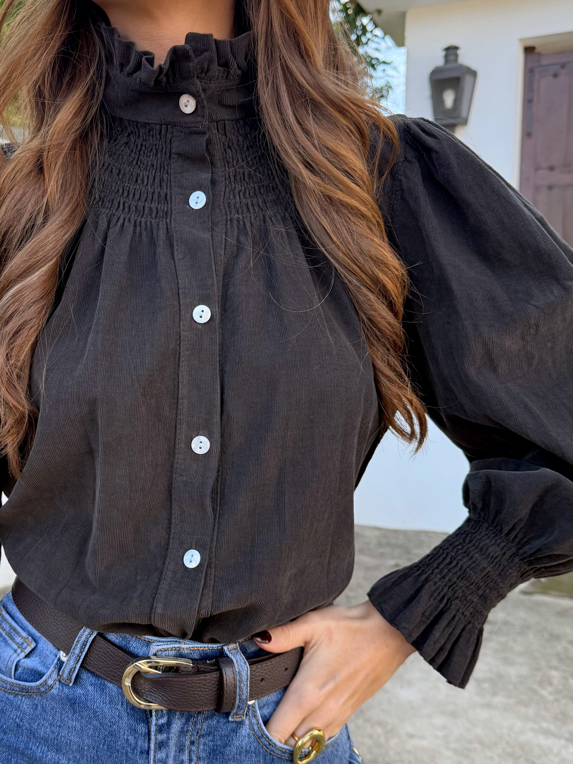 Camisa Micropana Chocolate - Imagen 2