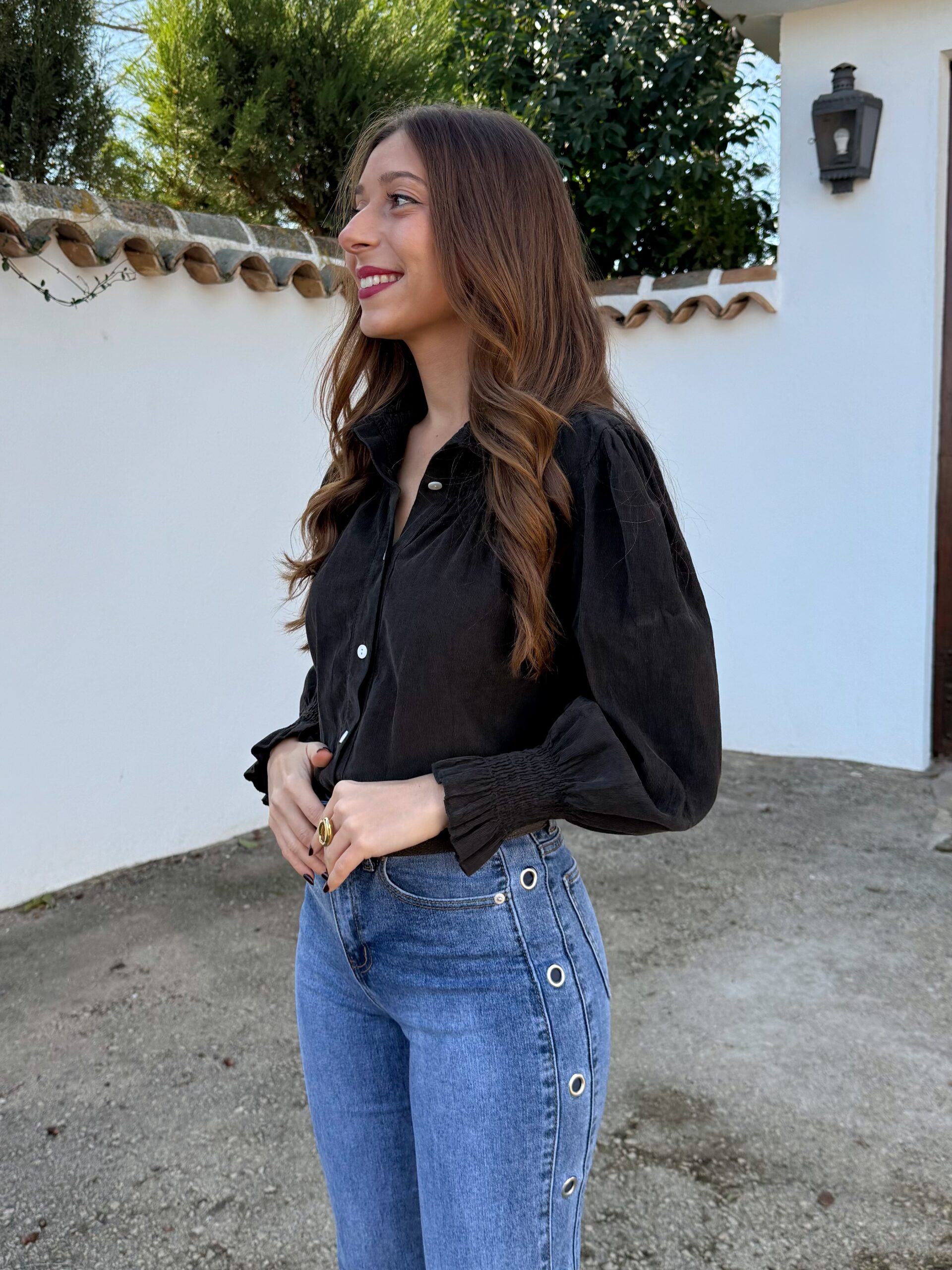 Camisa Micropana Chocolate - Imagen 3