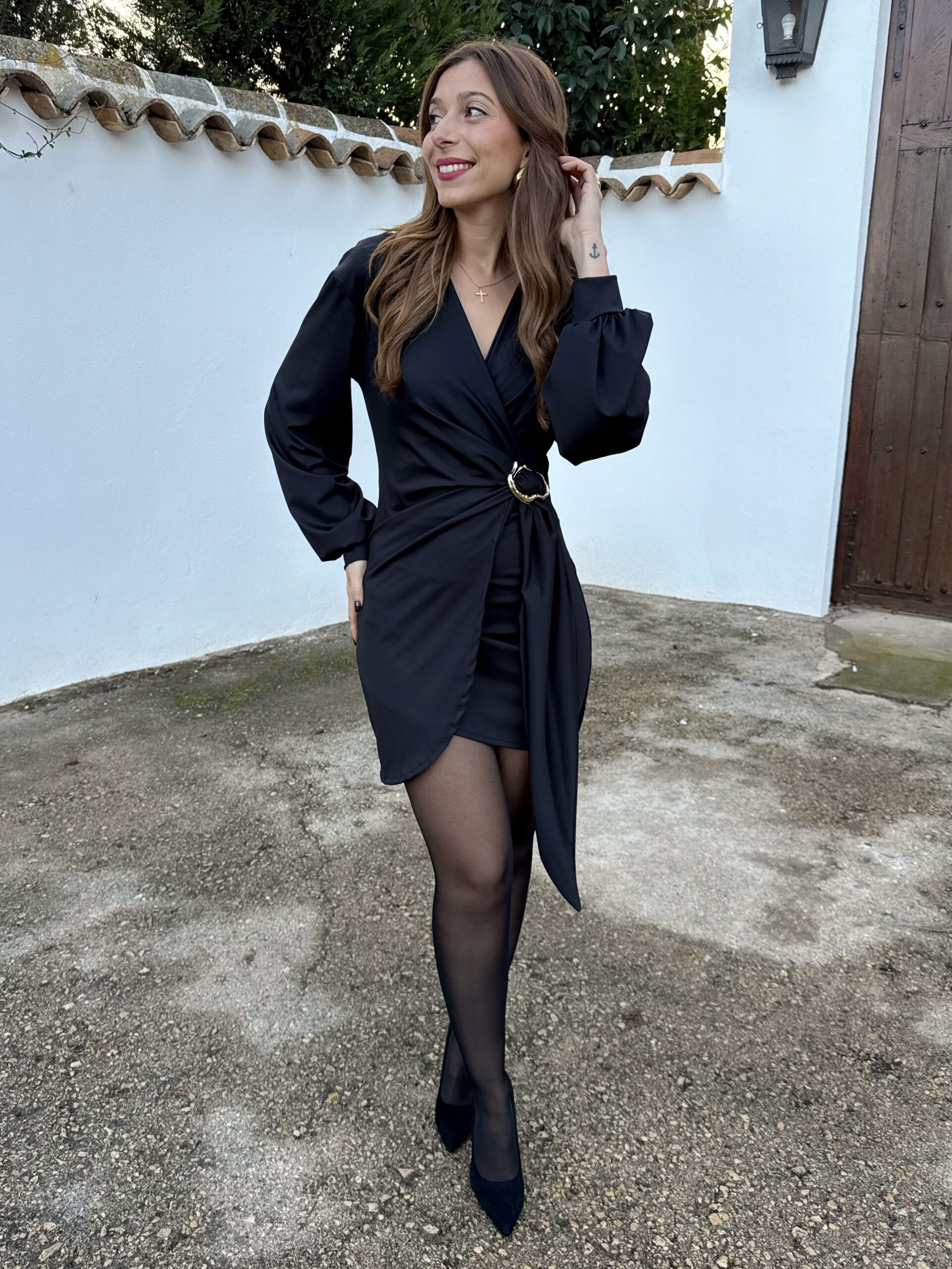 Vestido Evelyn Negro - Imagen 4